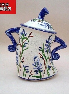 新款青花款恶搞的杯子Jars full of attitude摆件有个性的杯