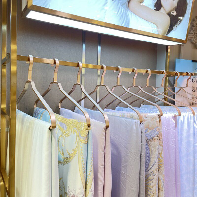 铝衣架子床单被套家用加宽晾浴巾毛巾大衣架衣架被单夏晾被晾衣架