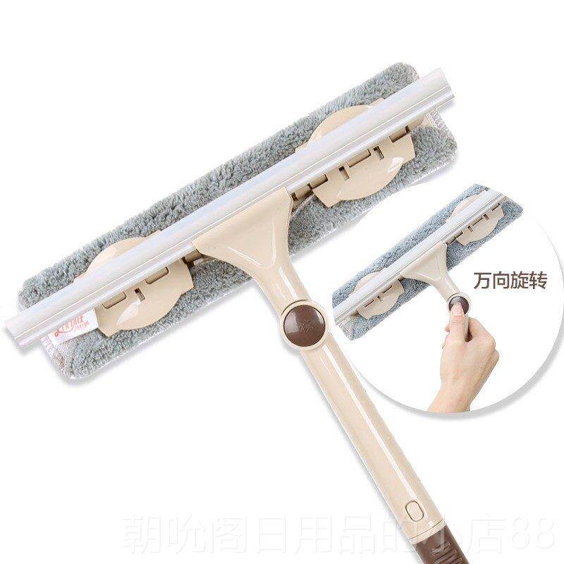 高档美丽雅擦玻璃璃器伸杆双面擦高楼家用缩擦窗户清工具双层洁刮