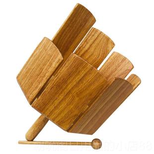 高档专业国奥尔铃夫打击乐器 木制铛多音响桶中 鱼多音木音乐演出