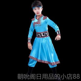 高档225年款少数族民族蒙古服装女内新蒙舞0蹈表演顶碗舞儿童演出