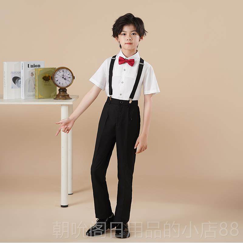 高档六一儿童唱出服女童蓬蓬裙男童合学生朗演诵幼儿园毕小业表演