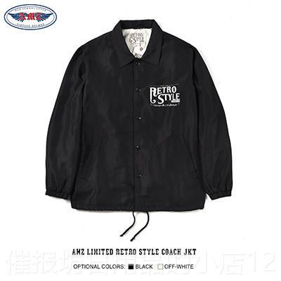 正品AMZ日托复古摩车男骑行机车服休闲夹克女四季防风骑士防水外