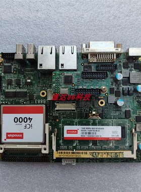 广积 IB883 嵌入式集成CPU 3.5寸工控电脑主板双网口 拆机现货
