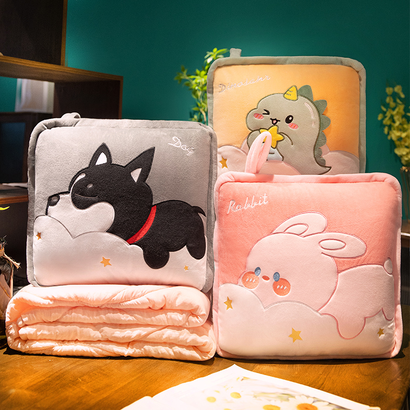 抱枕被子两用车用车载汽车上靠枕午睡枕头空调毯子二合一2022新款