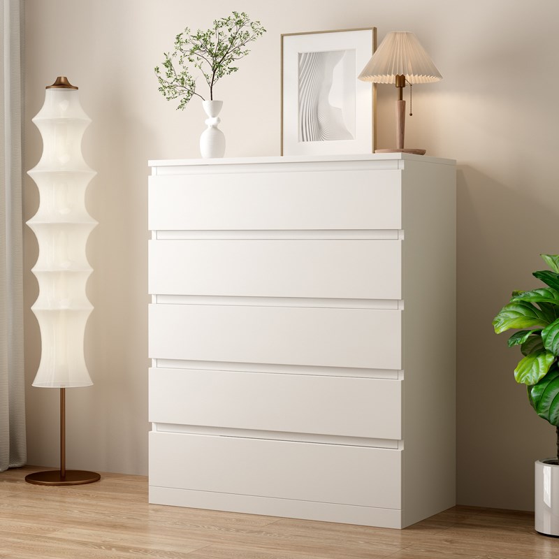 五斗柜实木现代简约卧室客厅家用床头收纳柜床尾置物柜多层抽屉柜