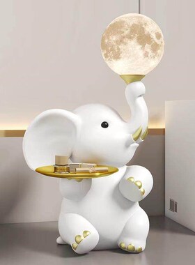 创意大象大型摆件家居客厅电视柜沙发旁卧室茶几床头装饰乔迁礼品