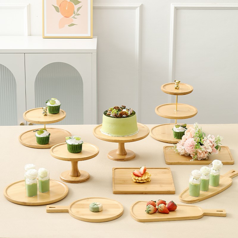 甜品台展示架摆件茶歇摆台零食摆放盘茶点盘蛋糕架下午茶点心架