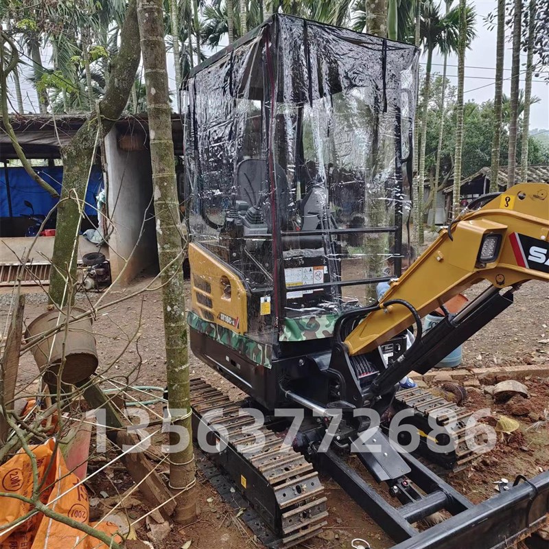 微挖车衣微挖保暖棚 小型挖掘机保暖车衣   微挖防风车棚 雨棚