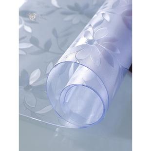 烤火桌子罩套电炉罩胶皮透明塑料垫防水防油桌面长方形麻将机桌罩