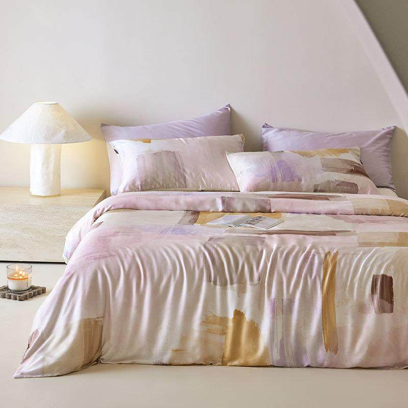 【夏日清凉床品】60支A类天丝数码印四件套家用丝滑透气舒适套件