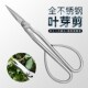 全不锈钢园艺剪叶芽剪嫩芽剪刀插花盆景枝叶剪修枝小枝剪加厚长杆