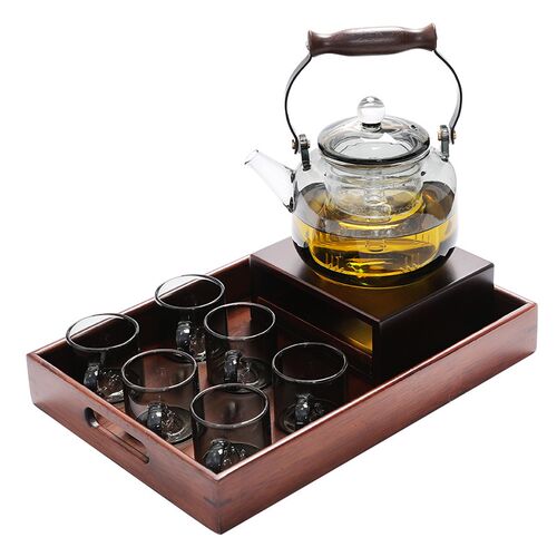 蜡烛温茶炉加热底座烤茶炉玻璃茶壶茶具套装保温炉酒店餐厅煮茶器