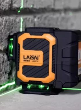 莱赛12线贴墙贴地LSG6700绿光红光自动安平高精度强光细线水平仪