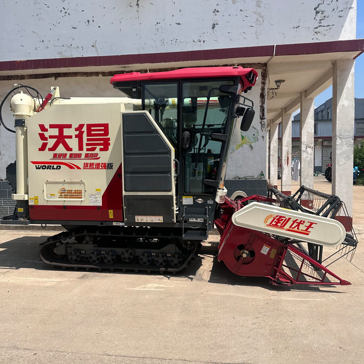 沃得收割机 履带联合收割机 沃得锐龙旗舰版收割机