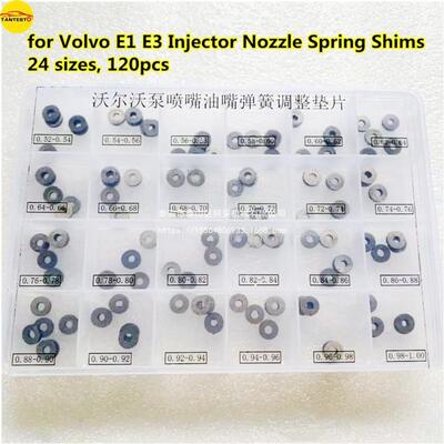 适用适用沃尔沃E1E3二线四线喷油器电磁阀调整垫片50PCS 120PCS