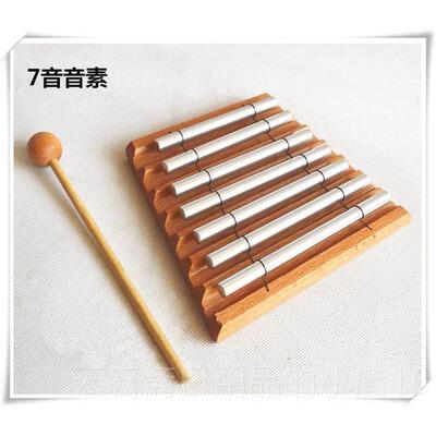高档奥尔夫打音击乐铃器风铃 单素2音击三音音素七音风 敲音管