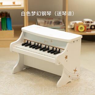 高档音可日来赛儿童小琴木质男女孩1钢岁宝宝婴儿乐玩具周岁生礼