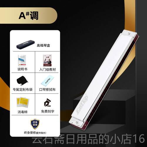 高档ESOP东方鼎新款复T音口琴TT28-1初A学推荐C调专业演奏教学男