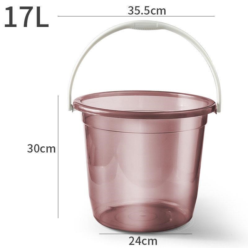 大容量手提塑料水桶家用加厚大号储水桶学生宿舍洗澡桶小圆桶