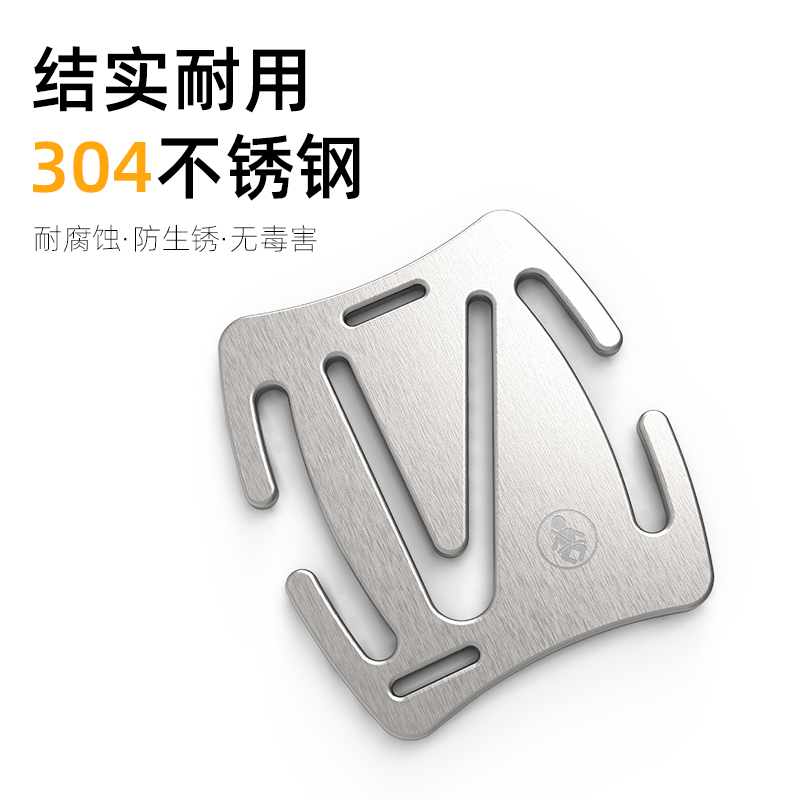 汽车儿童安全带调节固定器防勒脖宝宝座椅简易限位器不锈钢锁止器