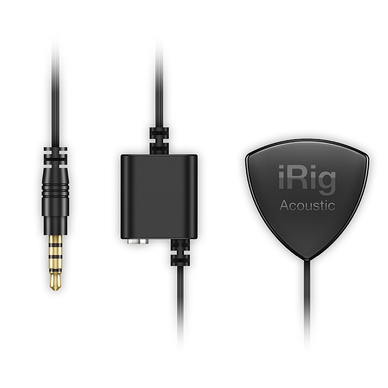 IK iRig coustic 原声木吉他古典吉他尤克里里免开孔拾音器话筒