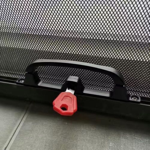 锁具金刚砂推拉两点锁拉手锁铝合金窗户锁扣网纱窗易拆卸框