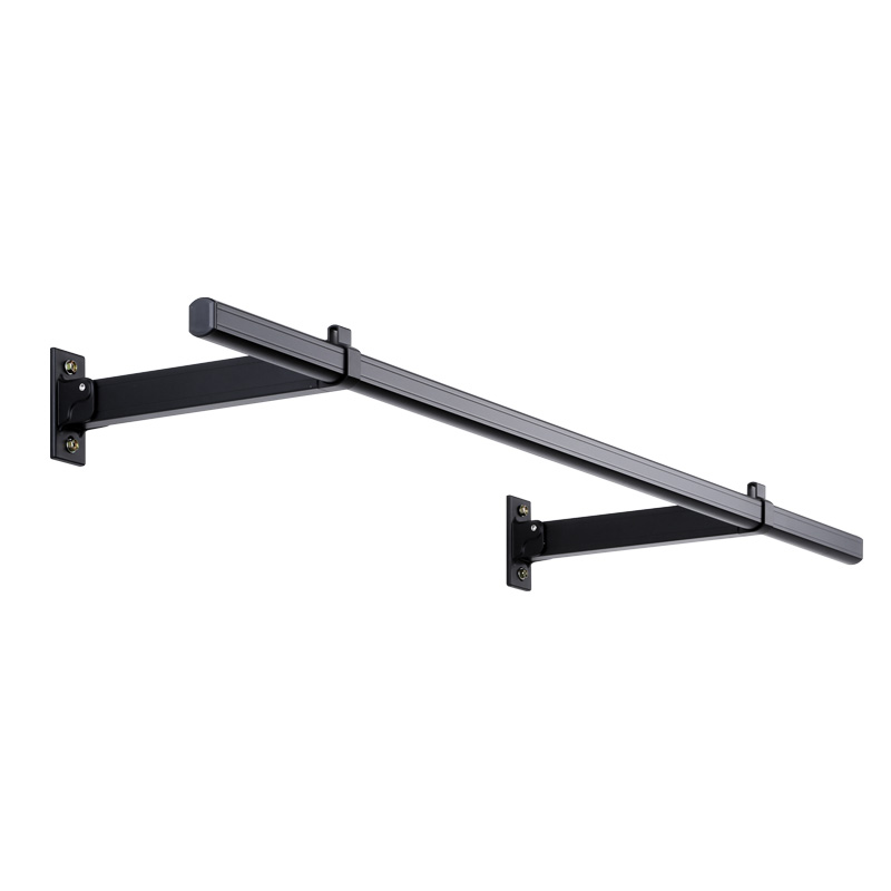 晾衣杆阳台侧装固定折叠壁挂侧面晒衣架家用凉衣杆简易侧墙晾衣架