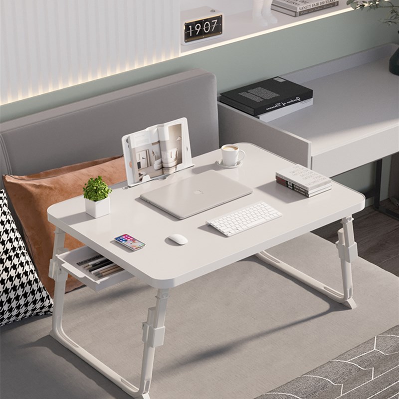 可升降折叠桌床上小桌子宿舍上铺学习桌学生电脑桌家用飘窗书桌板