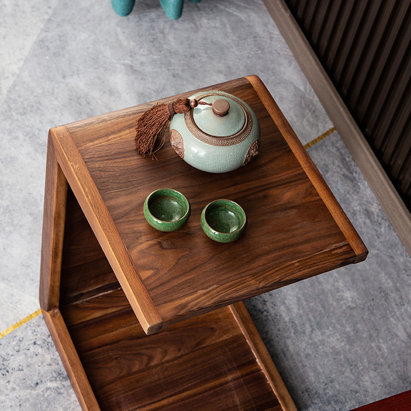 实木多功能小茶几小桌子边几客厅家用简易沙发边柜办公室茶台小方
