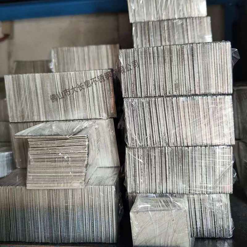 不锈钢封口片30方片五金配件盖片方管堵头家具配件制品焊封口