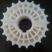 对开尼龙链轮塑料链板高分子链条链网牙盘垫条机械设配件加工定做