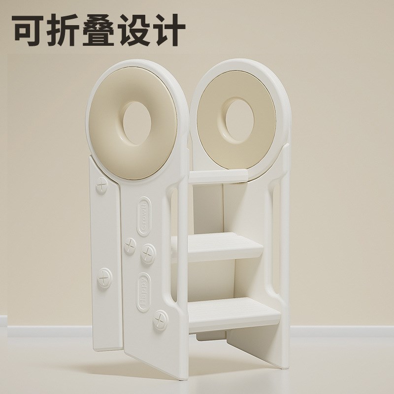 儿童踩脚凳宝宝洗手洗漱台阶楼梯脚踏凳洗手间垫脚凳增高扶手防滑