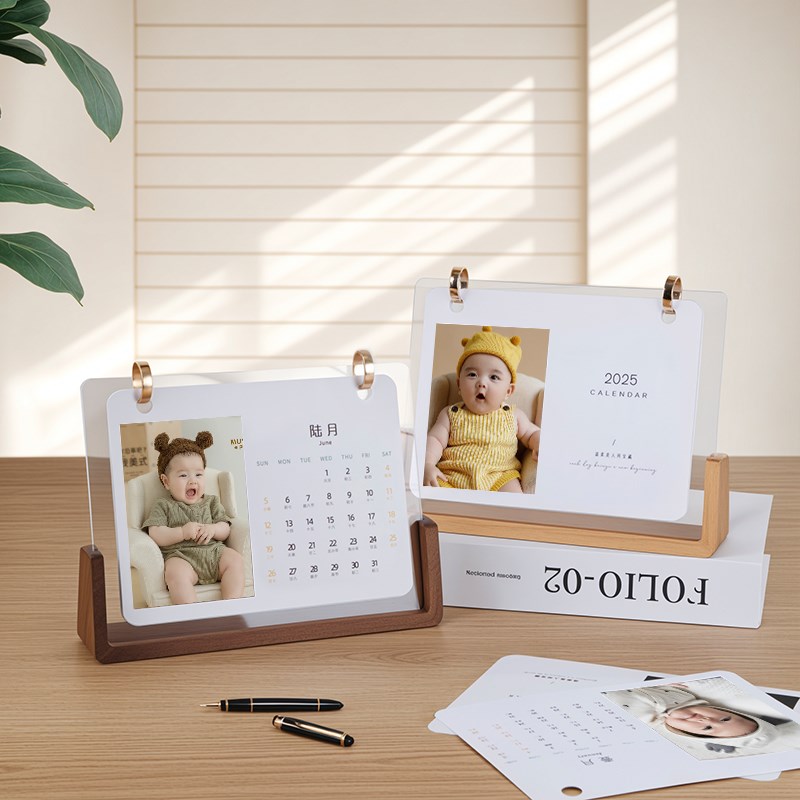 台历定制照片2025年新款打印宝宝相片diy创意蛇年月日历来图制作