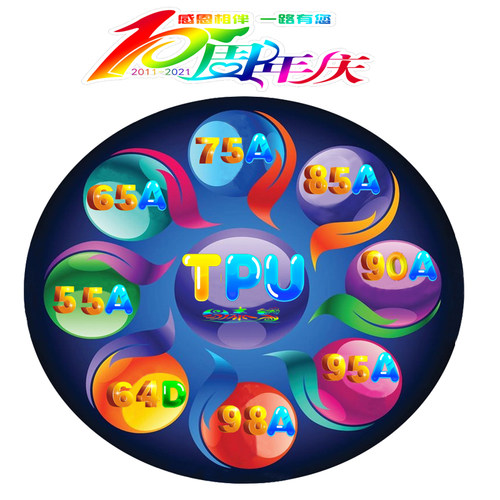 柔性耗材 弹性体高韧性3D打印丝 高抗冲击橡胶原料多硬度TPU材料