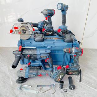 锂电无刷工具6件套装 外贸出色系列 电动工具A 下单编号269
