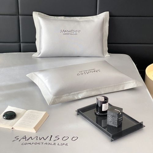 A类高端900D冰丝凉席三件套床笠款纯色刺绣夏季可水洗机洗软席子