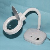 带灯小蜻蜓大眼镜好视力台灯 工作灯 放大镜 10倍台式 LED光源 3倍