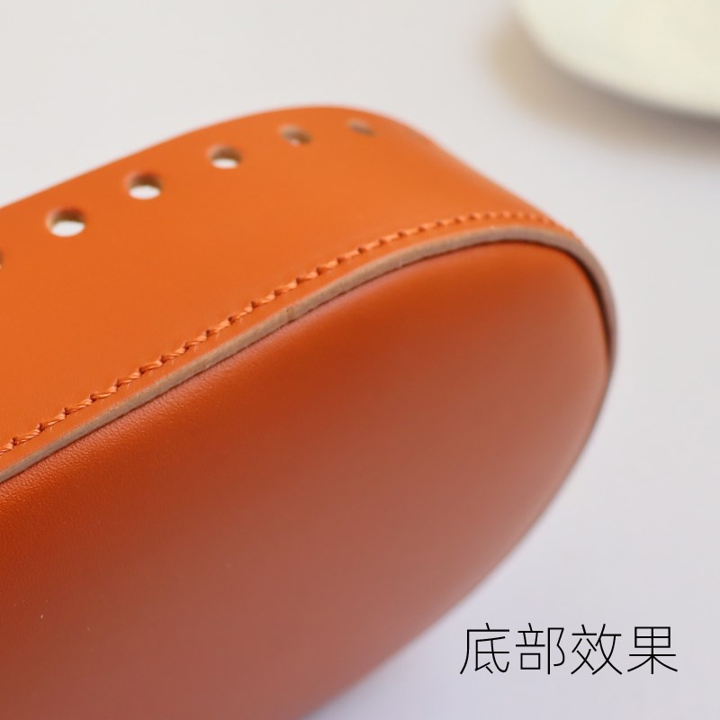 叉子手工高包底钩针配件底座编织包手拎斜背水桶包皮底材料