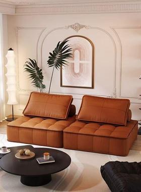 豆腐块单人沙发网红懒人沙发卧室小沙发休闲极简方块组合型榻榻米