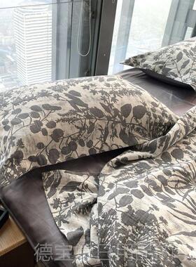 正品普免熨烫复列古MAS.I系全棉大提花床上四件套纯棉1.518被仔套