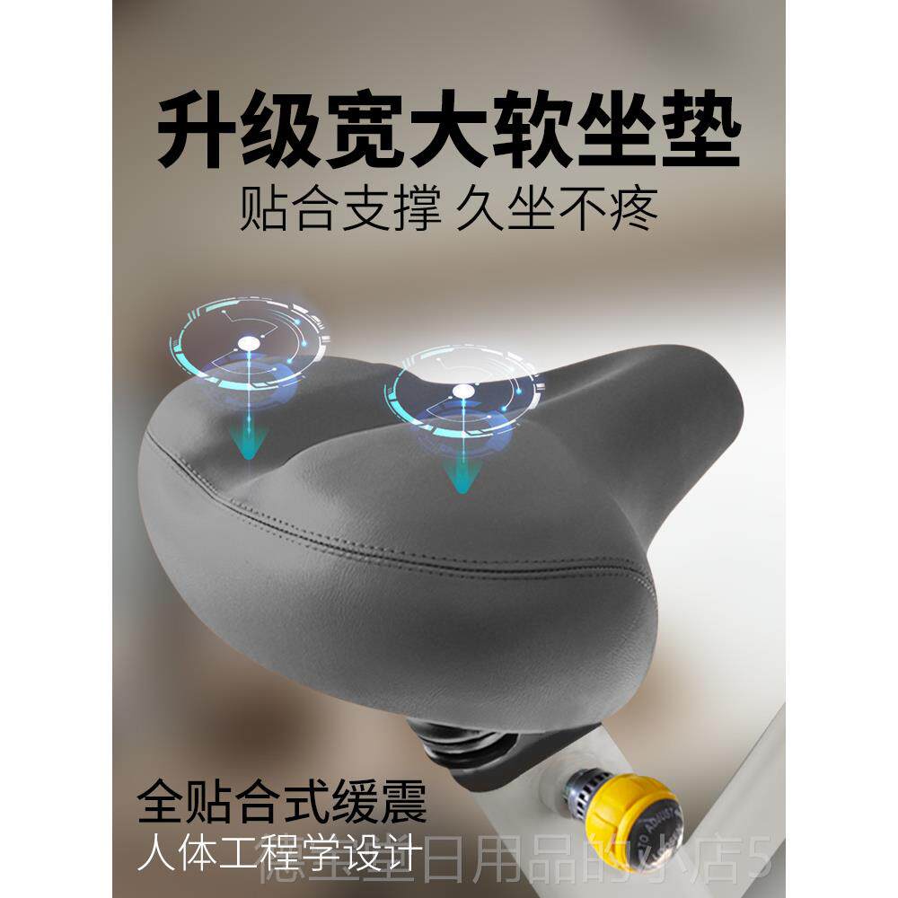 正品铁体育可折家动感单车磁控健身室内脚人踏叠自行车用运动小型