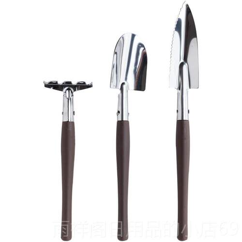 正品钢件花迷你多肉园碳艺铲子小型三套种花养家庭花园园艺工具家