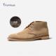 正品 短靴德比靴商务 皮鞋 Truf休fa帮ut男手工沙漠靴男士 高麂皮冬季