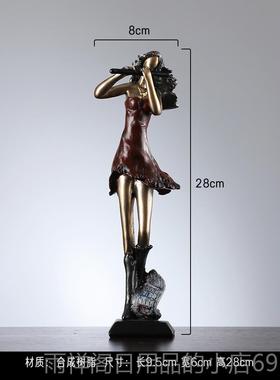 正品奏摆乐器件复古简公约家居装饰品办室电视柜房间创意音乐礼演