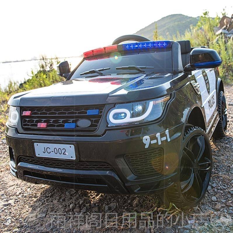正品儿童四轮电动车可坐人-车81汽车警男女小孩宝宝童带遥控玩具