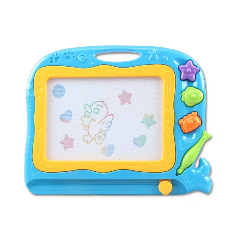 乐乐鱼 儿童画板宝宝磁性涂鸦画板宝宝1-3岁写字板幼儿小黑板