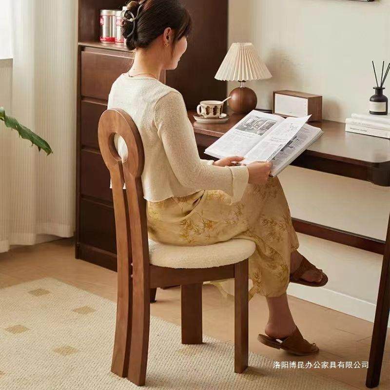 法式中复古实木餐桌椅家用靠背网红设计卧室梳化妆凳人鱼钥匙椅子,鲜花速递/花卉仿真/绿植园艺,割草机/草坪机,淘宝优惠券,粉丝福利购,淘宝优惠卷