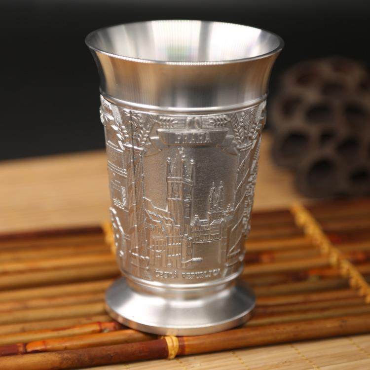 供应纯锡酒杯 纯锡啤酒杯 锡制酒杯 酒具套装