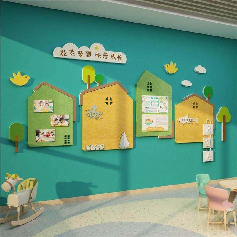 毛毡板墙贴纸楼梯走廊过道文化装饰幼儿园环创主题墙成品布置材料,鲜花速递/花卉仿真/绿植园艺,割草机/草坪机,淘宝优惠券,粉丝福利购,淘宝优惠卷
